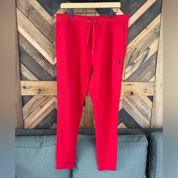 Ralph Lauren Double Knit Jogger Pant Red Size Large - Picture 6 of 11